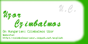 uzor czimbalmos business card